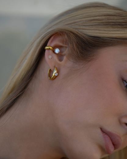 Earcuff Golden Shine