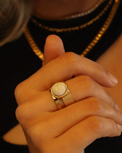 Anillo White Stone